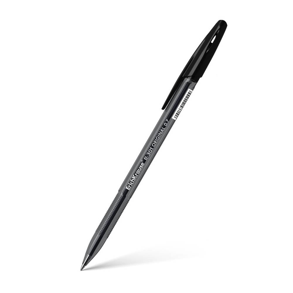 

Ручка шариковая ErichKrause R-301 Original Stick 0.7, цвет чернил черный, R-301 Stick