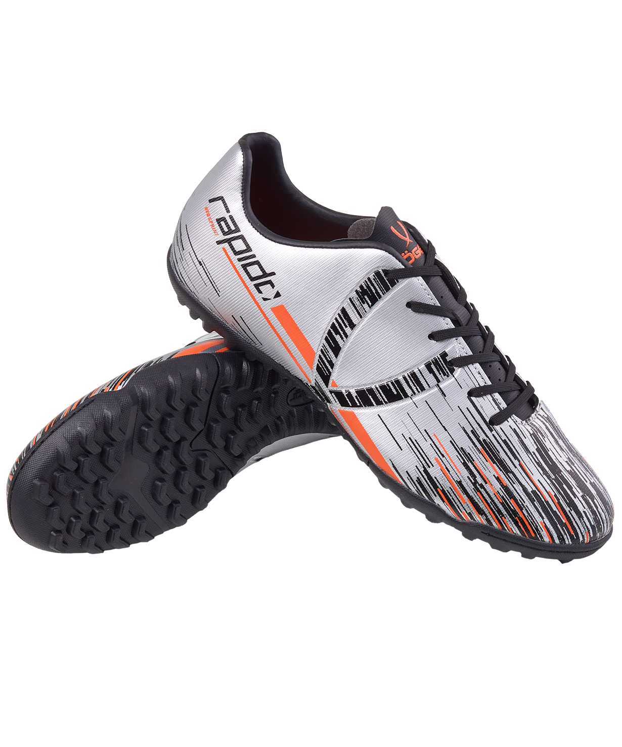 

Бутсы многошиповые Jogel Rapido Tf Silver/black (37), Серебристый;черный