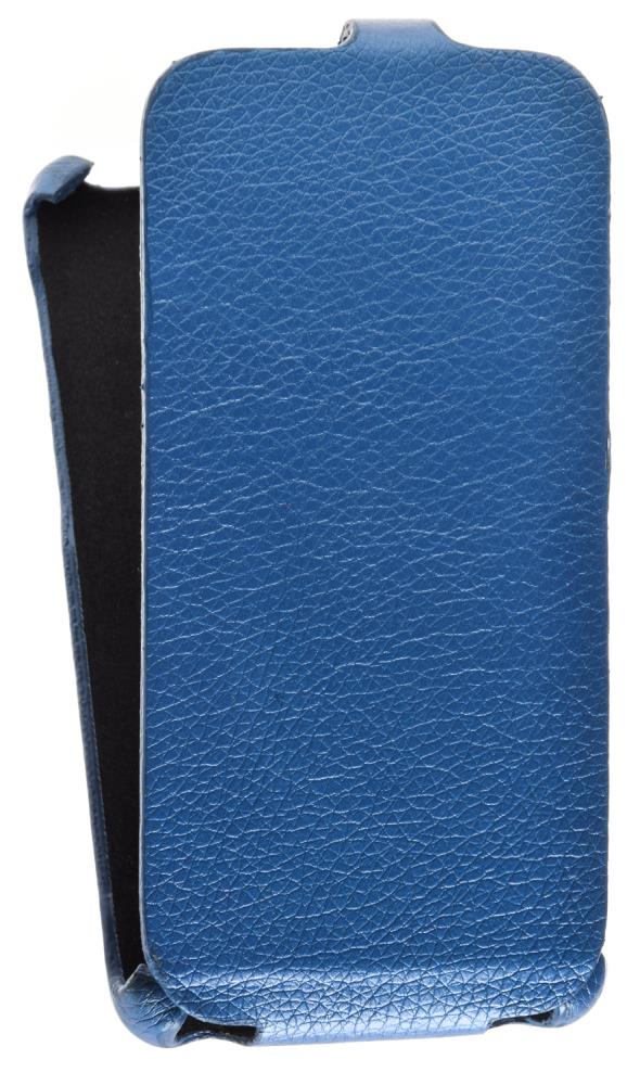 фото Кожаный чехол для bq bqs-4503 dubai cojess ultra slim case (синий) gsmin