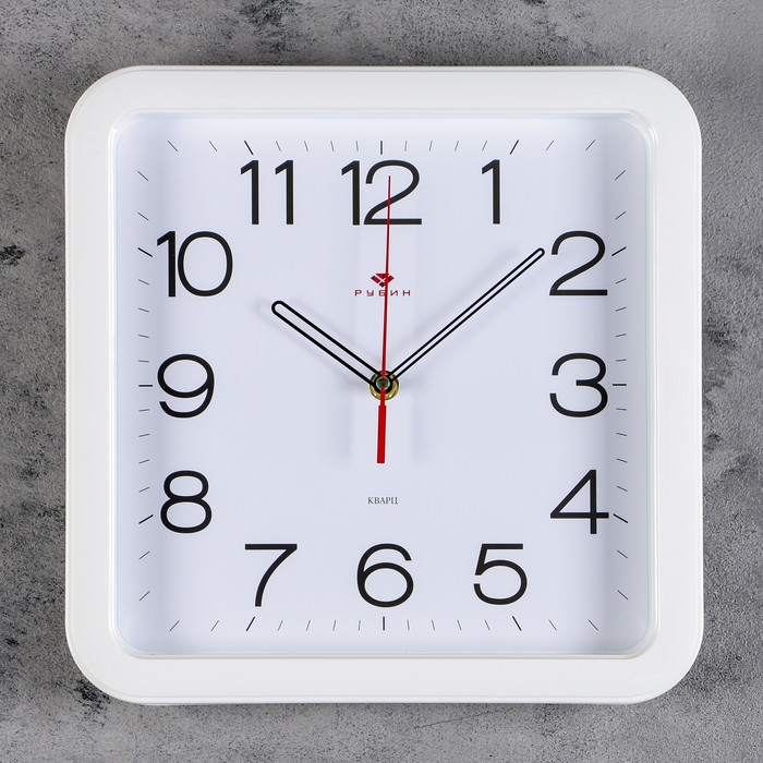 фото Часы настенные, серия: классика, 29 х 29 см, микс рубин