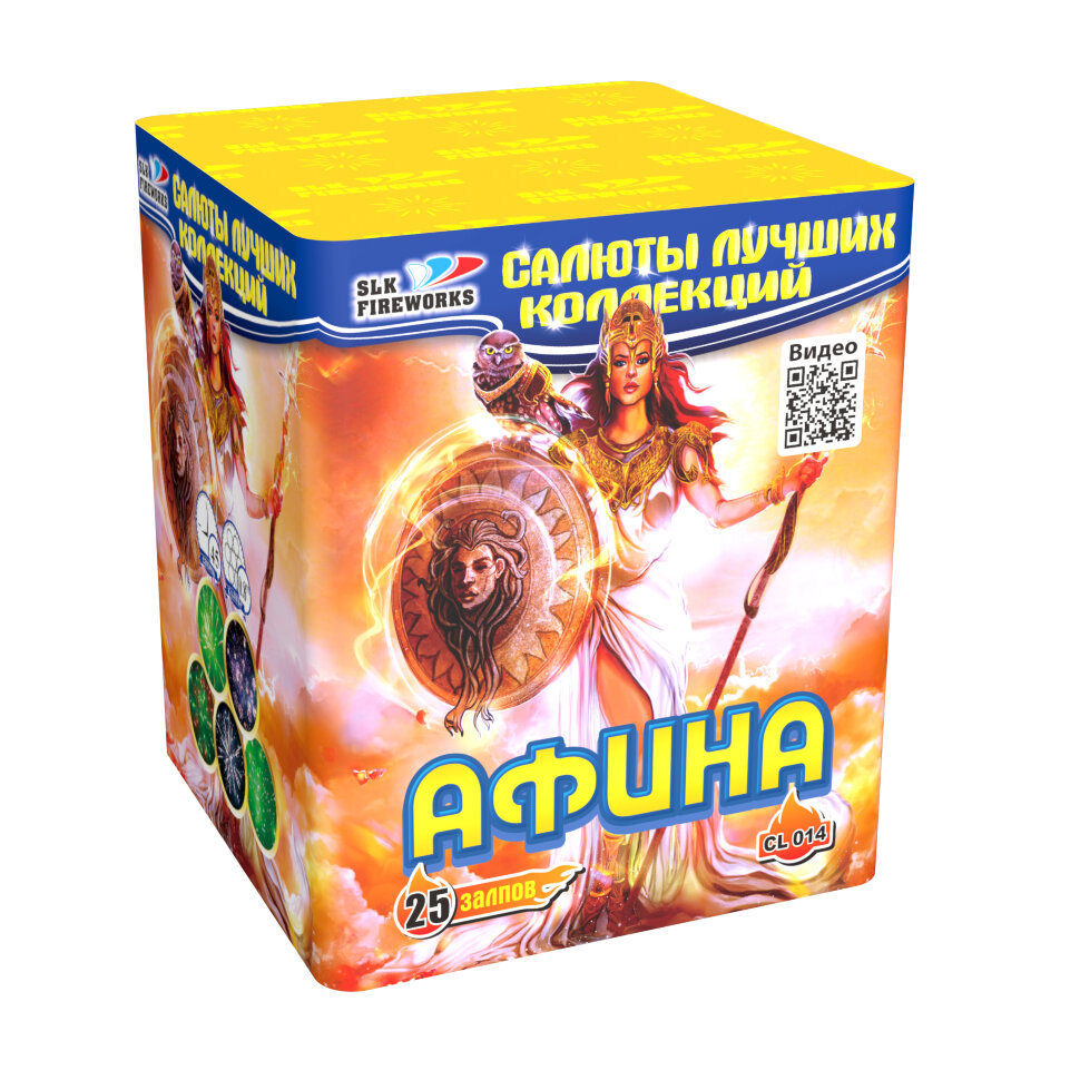 Батарея салютов Slk fireworks Афина CL014 25 залпов