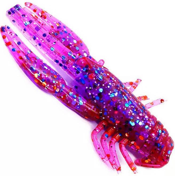 

Приманка Kosadaka Crayfish 63мм, 5шт, FP, Розовый;фиолетовый, Crayfish
