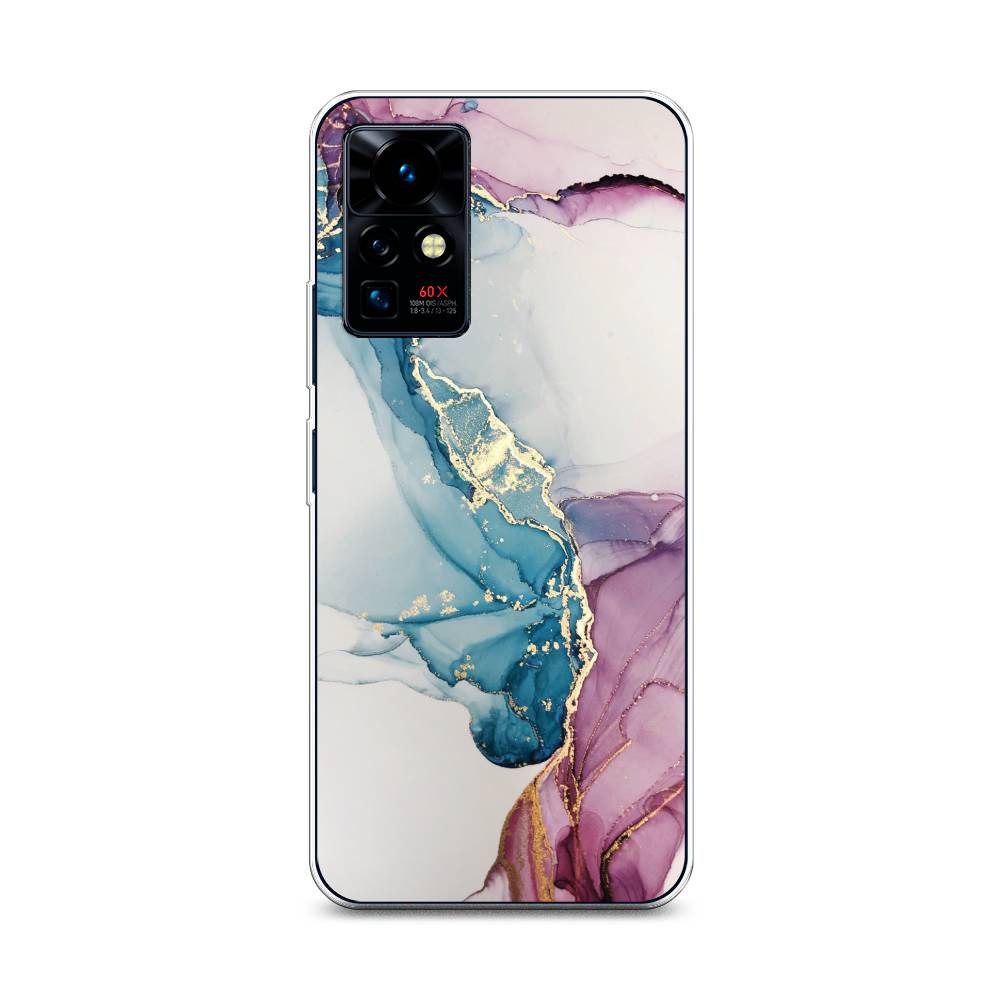 

Чехол на Infinix Zero X Pro "Розовые разводы рисунок", 3101150-3