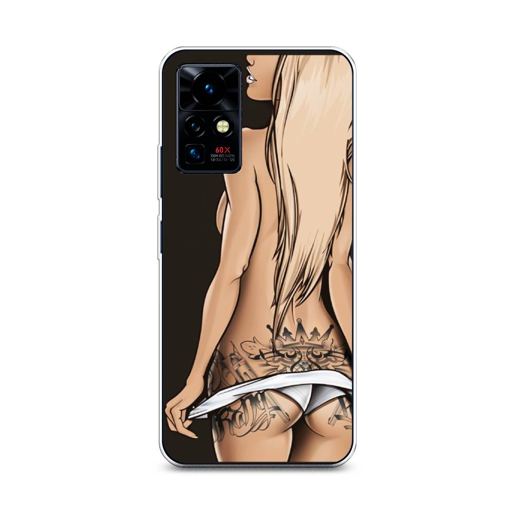 

Чехол на Infinix Zero X Pro "Обнаженная девушка", 3101150-6