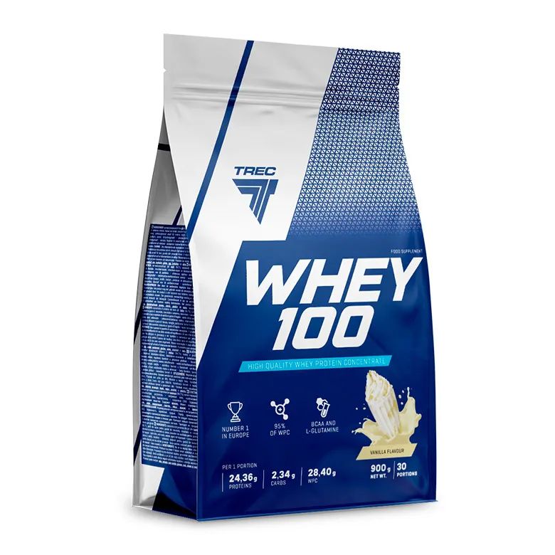 Trec Nutrition Протеин Whey 100 900 г ваниль