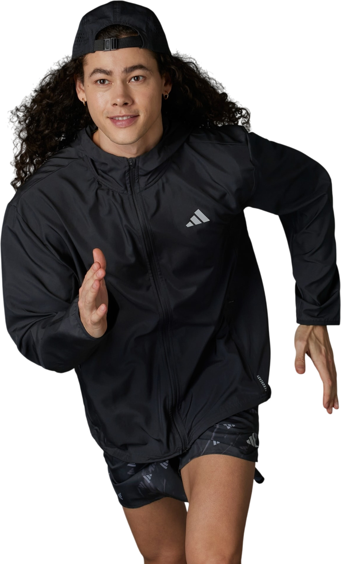 

Ветровка мужская adidas RUN IT черная XL, Черный, RUN IT