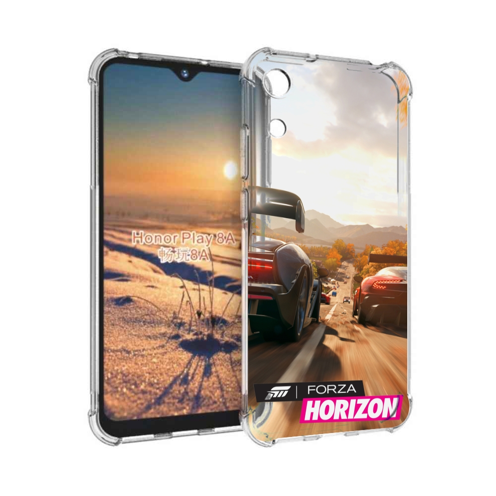 

Чехол бампер MyPads Forza Horizon для Honor 8A, Прозрачный, Tocco