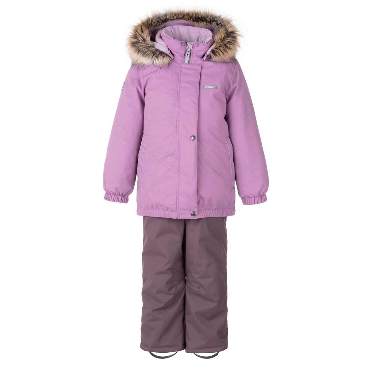 Комплект детской верхней одежды KERRY Ruby K23420, лиловый, 110