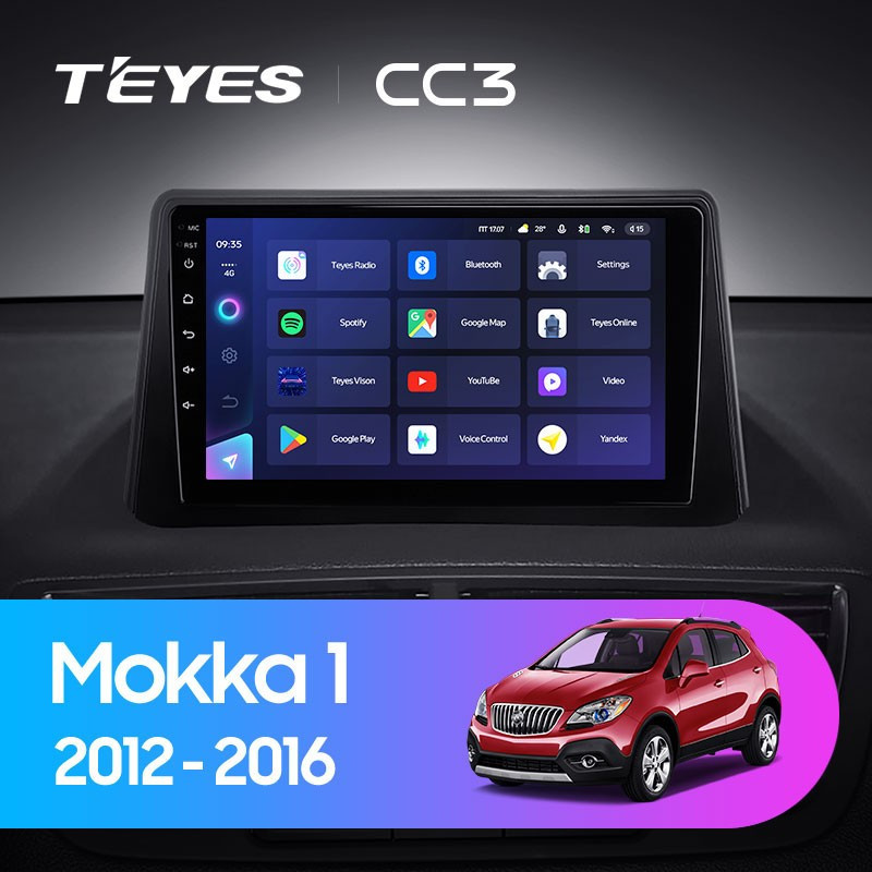 Штатная магнитола Teyes CC3L 432 Opel Mokka 1 2012-2016 2890000₽