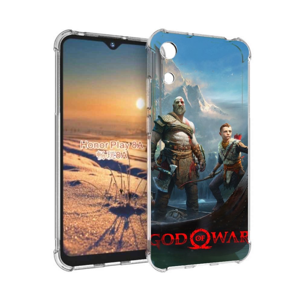 

Чехол бампер MyPads God Of War Кратос Атрей для Honor 8A, Прозрачный, Tocco
