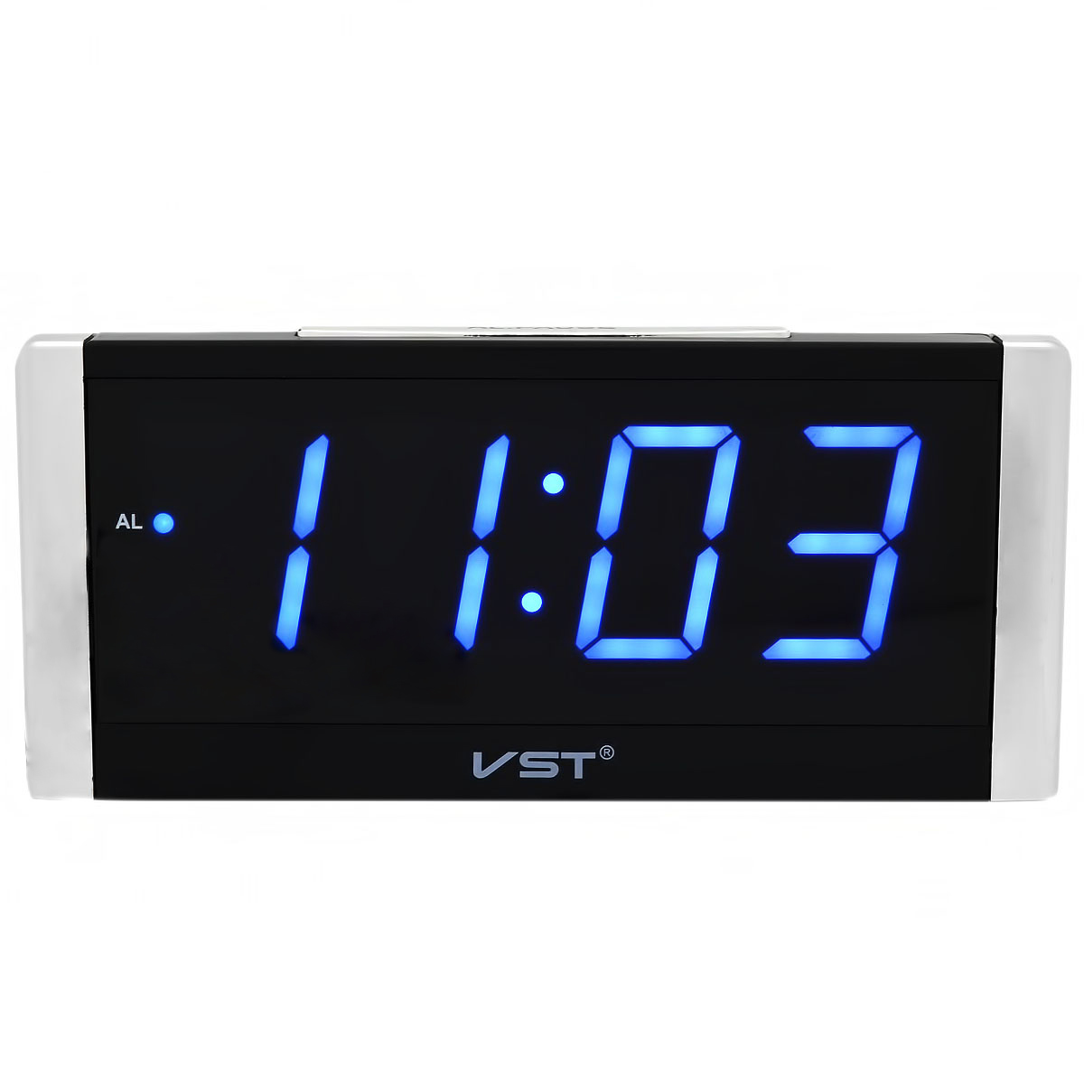 

Часы сетевые VST731-5 часы 220В син.цифры+USB кабель, VST731-5