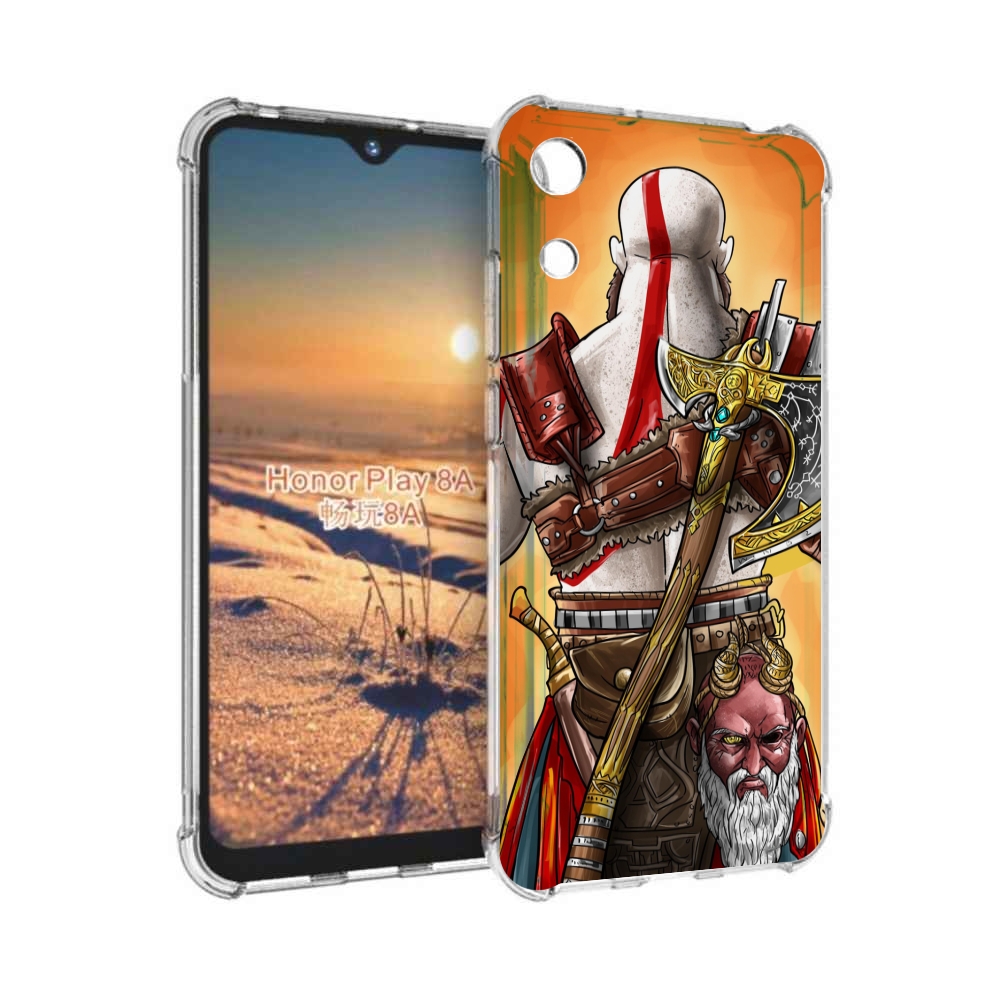 

Чехол бампер MyPads God of War для Honor 8A, Прозрачный, Tocco