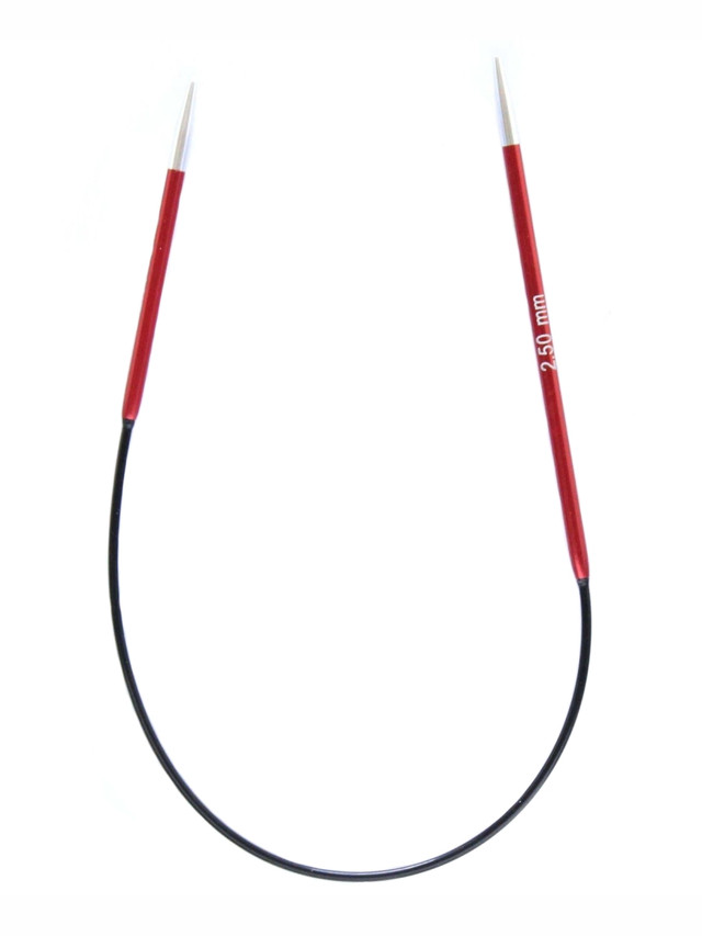 

Спицы Knit Pro Zing для вязания ассиметричные длина 25 см, диаметр 2,50 мм, 47052, Красный, Zing