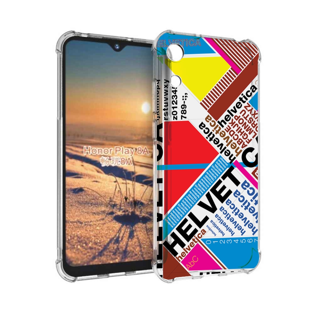

Чехол Бампер Mypads Helvet Для Honor 8A., Прозрачный, Tocco