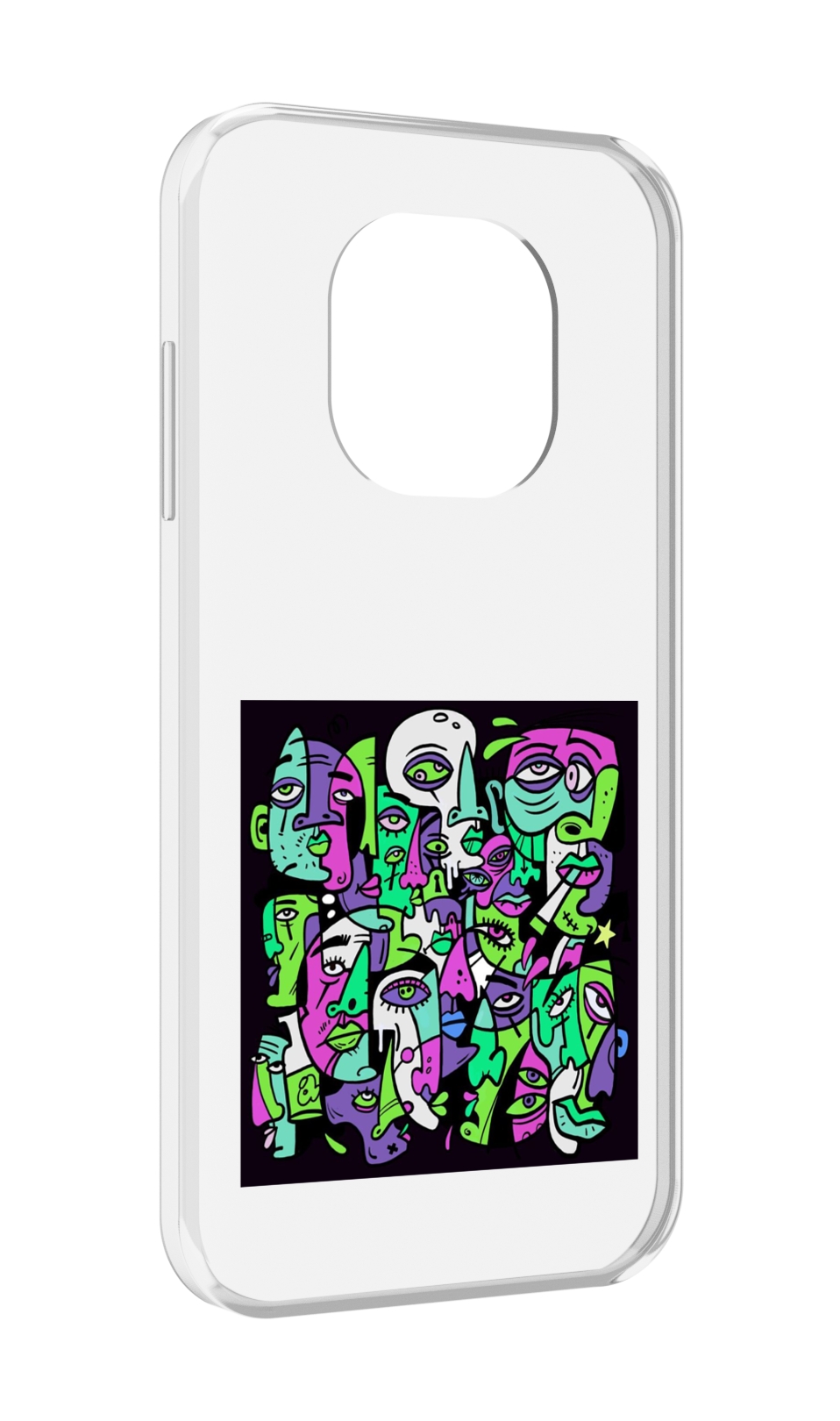 

Чехол MyPads Кривой эфир ATL для Blackview BL8800 / BL8800 Pro, Прозрачный, Tocco