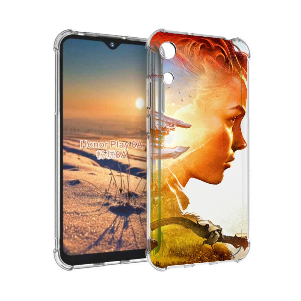 

Чехол бампер MyPads Horizon Zero Dawn art для Honor 8A, Прозрачный, Tocco