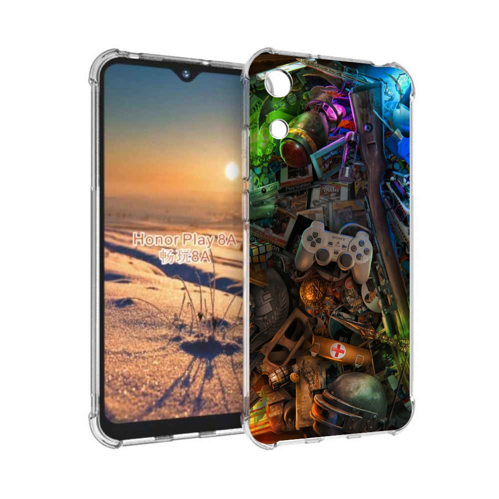 

Чехол бампер MyPads JlaMBcPa6eM для Honor 8A, Прозрачный, Tocco