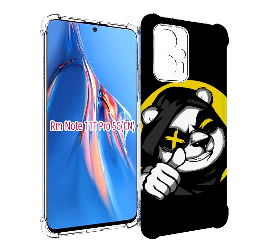 

Чехол MyPads крутая пандочка ок для Xiaomi Redmi Note 11T Pro / 11T Pro Plus / Poco X4 ..., Прозрачный, Tocco