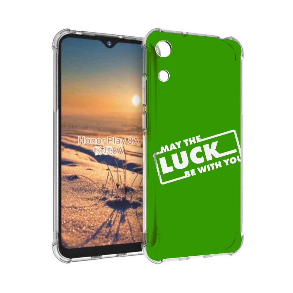 

Чехол бампер MyPads Luck green для Honor 8A, Прозрачный, Tocco