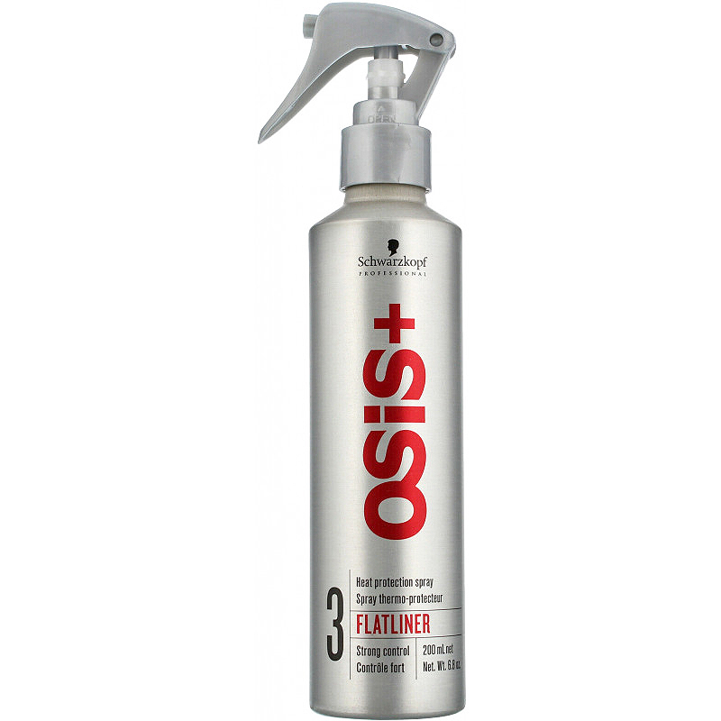 

Спрей Schwarzkopf Professional OSiS Flatliner Термозащитный для выпрямления волос 200 мл, OSiS+ Flatliner 300 мл