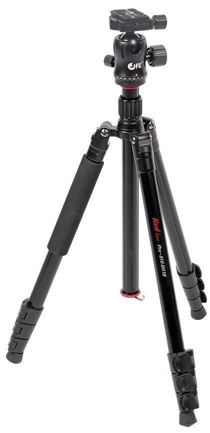 

Штатив Falcon Eyes Red Line Pro-916 BH18 алюминиевый сплав (с головой)