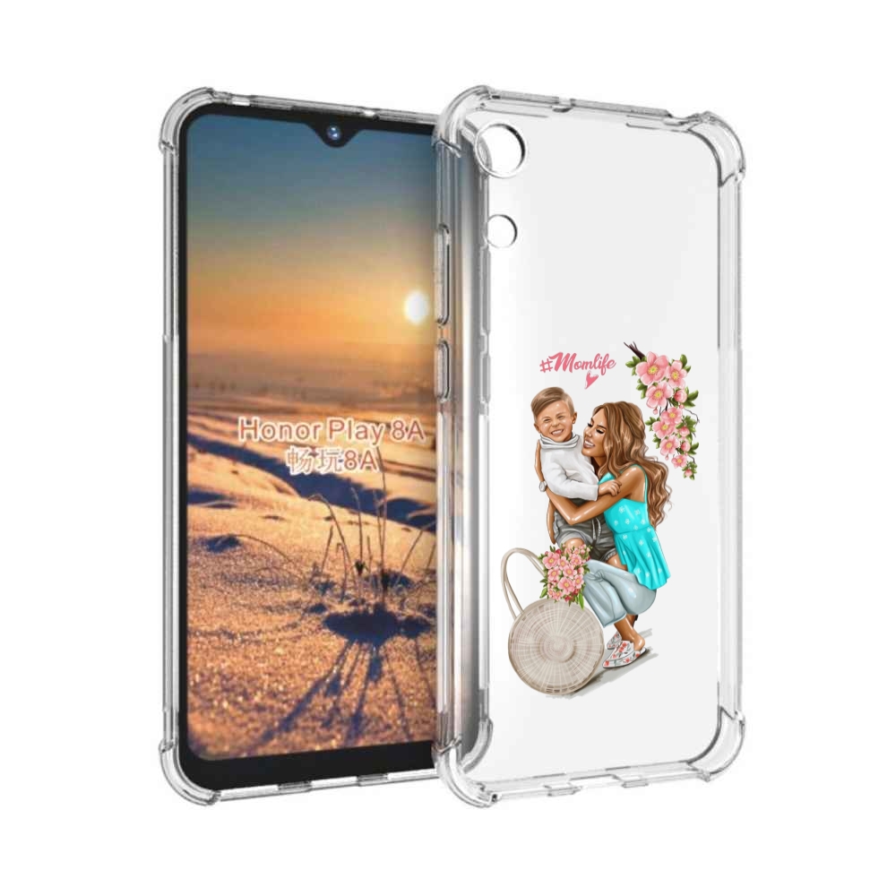 

Чехол бампер MyPads Momlife для Honor 8A, Прозрачный, Tocco