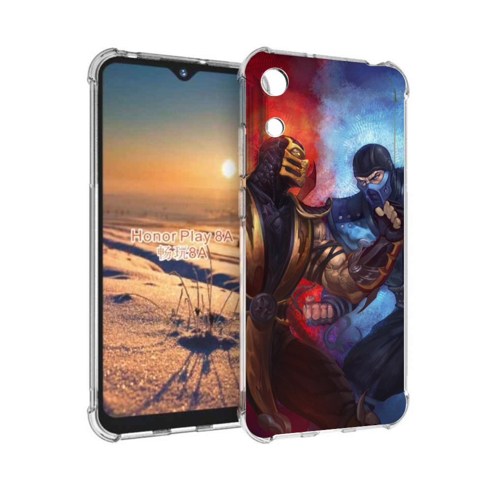 

Чехол бампер MyPads Mortal Kombat art для Honor 8A., Прозрачный, Tocco