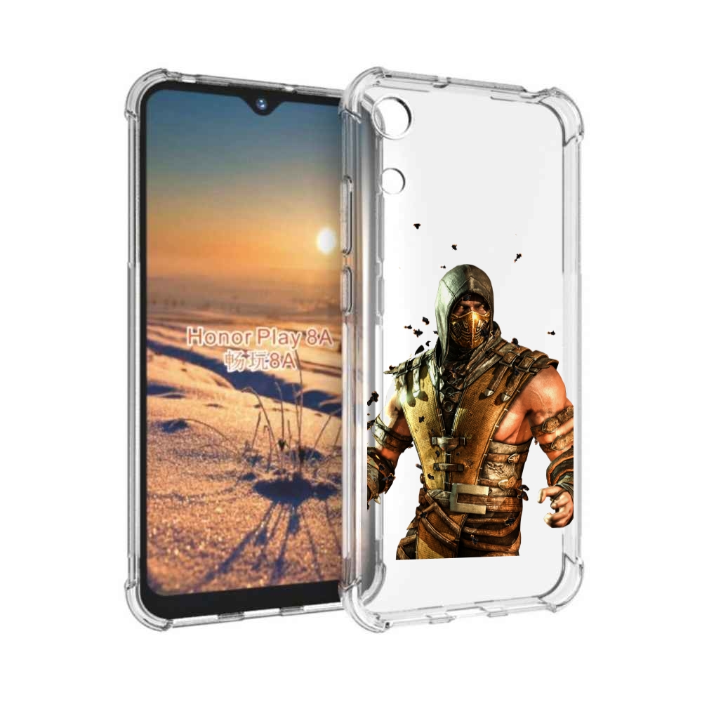 

Чехол бампер MyPads Mortal Kombat scorpion для Honor 8A, Прозрачный, Tocco