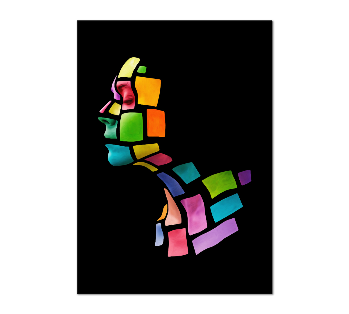 

Картина интерьерная на холсте Poly Print Art Фрагментация 70х50 см.