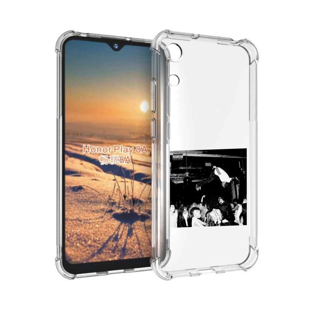 

Чехол бампер MyPads Playboi Carti - Die Lit для Honor 8A, Прозрачный, Tocco