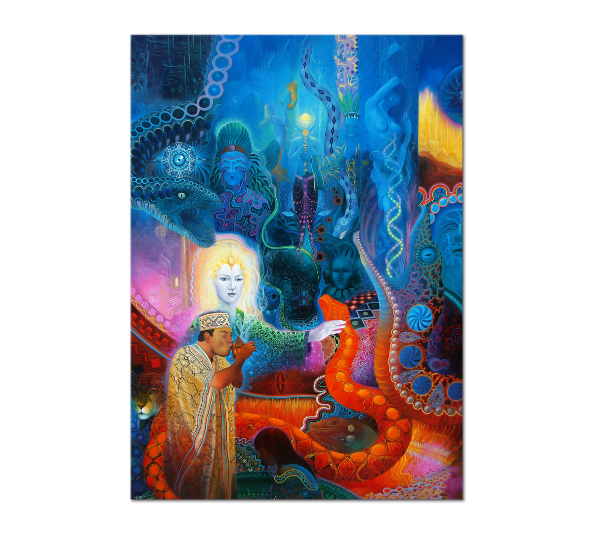 

Картина интерьерная на холсте Poly Print Art Айяуаска 50х70 см.