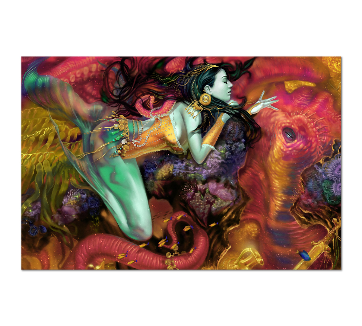 

Картина интерьерная на холсте Poly Print Art Айяуаска-лиана мертвых 40х60 см.