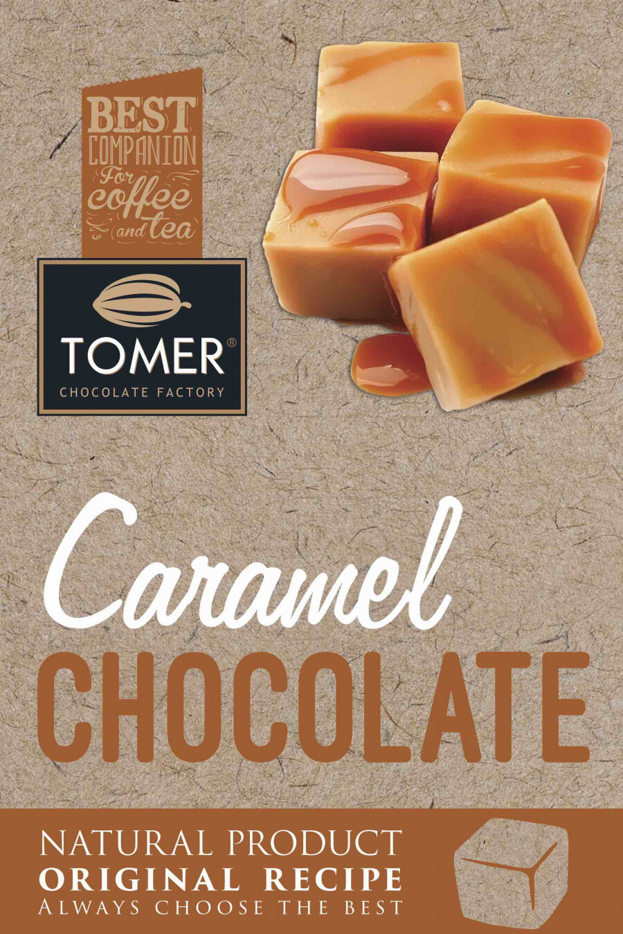 Шоколад Tomer, Caramel Chocolate, gift box