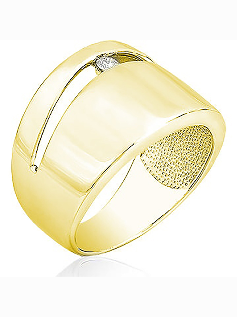 

Кольцо из жёлтого золота с 1 бриллиантом р. 17 Master Brilliant 1-107-111, 1-107-111