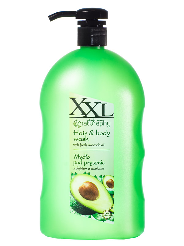 фото Гель для душа bluxcosmetics with avocado oil naturaphy hair & body wash 1000 ml