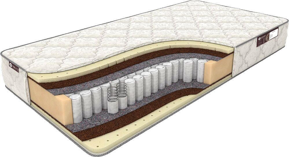 

Матрас Sonary Laren 205х190 серии Town, Бежевый;белый;серый;серебристый, Laren