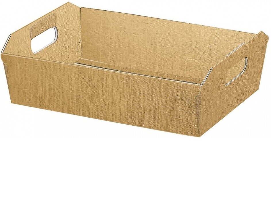 

Scotton, Cesto incollato "Seta Oro" (520x410x135 mm), Бежевый