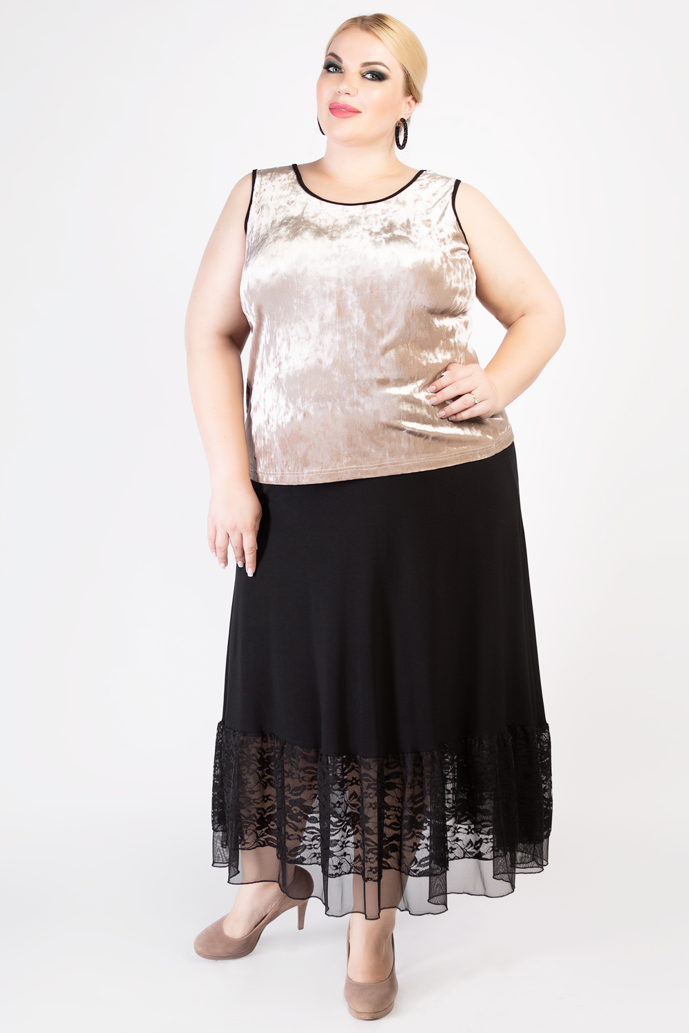 

Юбка женская ARTESSA UB16303BLK00 черная 72 RU, UB16303BLK00