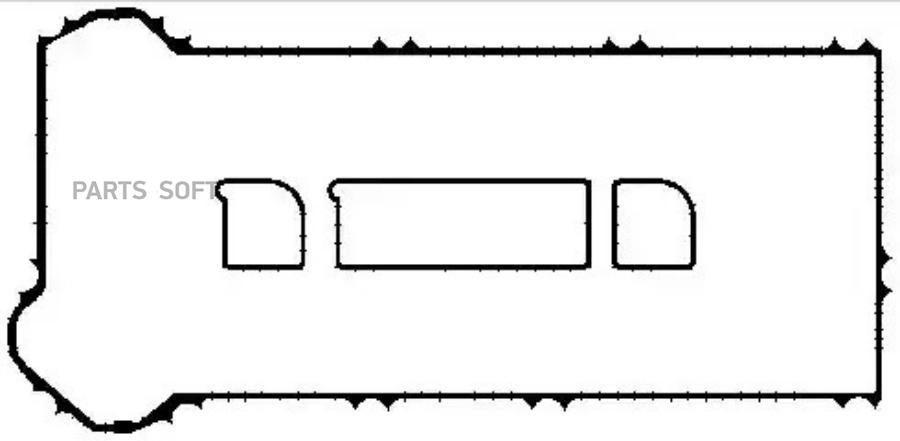 К-кт прокладок клап. крышки FORD FOCUS/MONDEO/MAZDA 3/5/6/VOLVO S40 1.8/2.0 16V Duratec HE