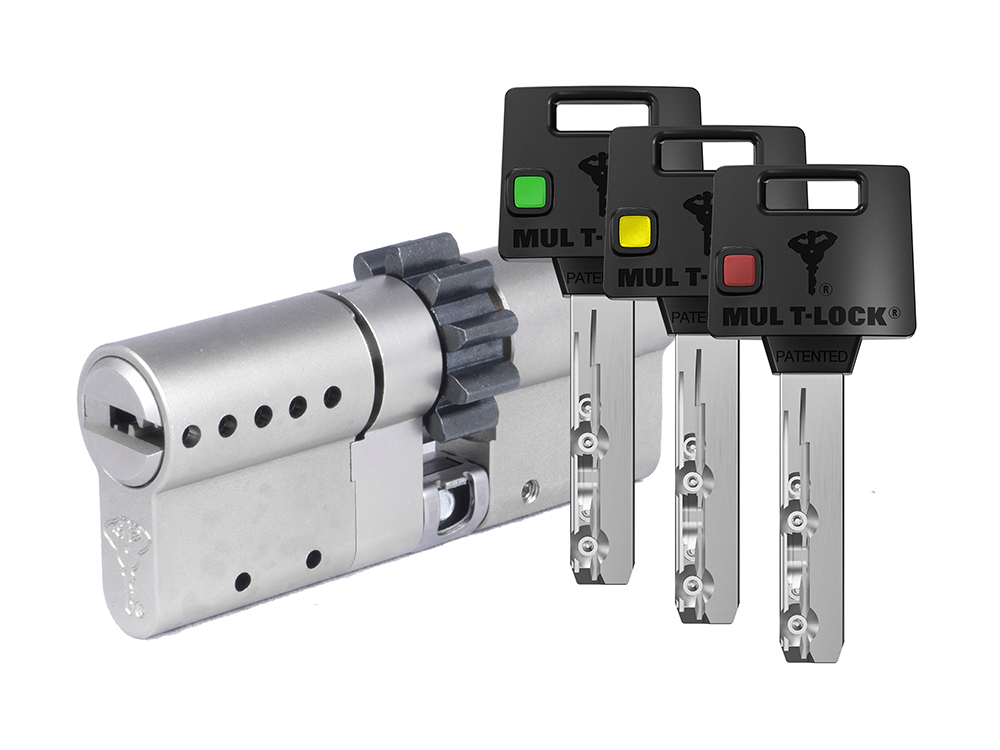 

Цилиндр Mul-t-Lock MTL400 Светофор ключ-ключ (размер 50х40 мм) - Никель, Шестеренка, Серебристый