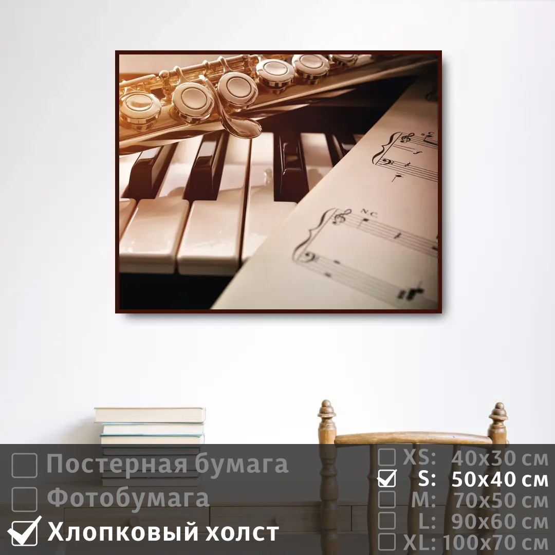 

Постер на холсте ПолиЦентр Для музыкантов 50х40 см, ДляМузыкантов