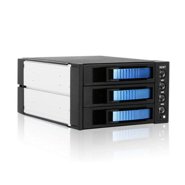 

Procase A3-203-SATA3-BL (синий), {Hot-swap корзина 3 SATA3/SAS, 6Gb, 2x5.25, 1xFAN 80x15mm