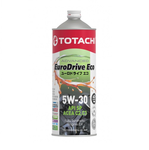 фото Моторное масло totachi, e6601, eurodrive eco fully synthetic 5w-30 api sp, acea c2/c3, 1л