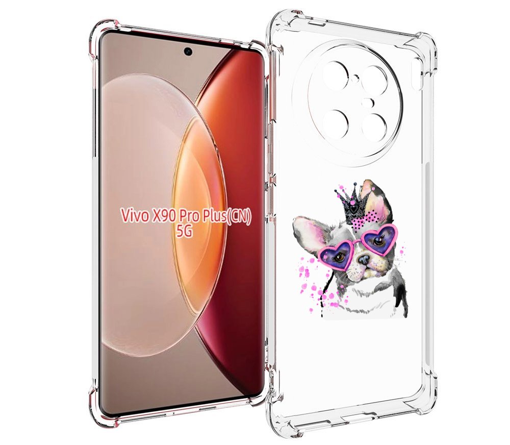 

Чехол MyPads принцесса для Vivo X90 Pro Plus, Прозрачный, Tocco