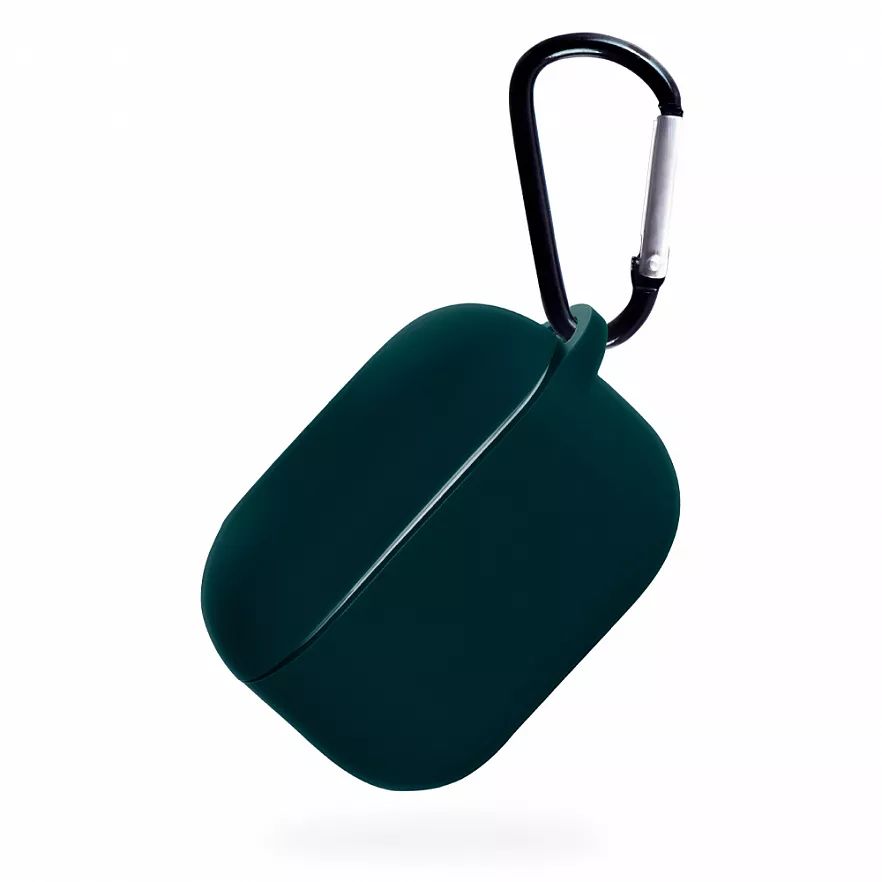 Чехол Shiba Inu iNeez Series для Airpods 3 с карабином изумрудный