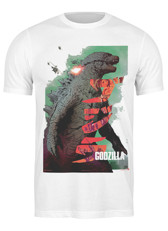 

Футболка мужская Printio Godzilla белая XL, Godzilla