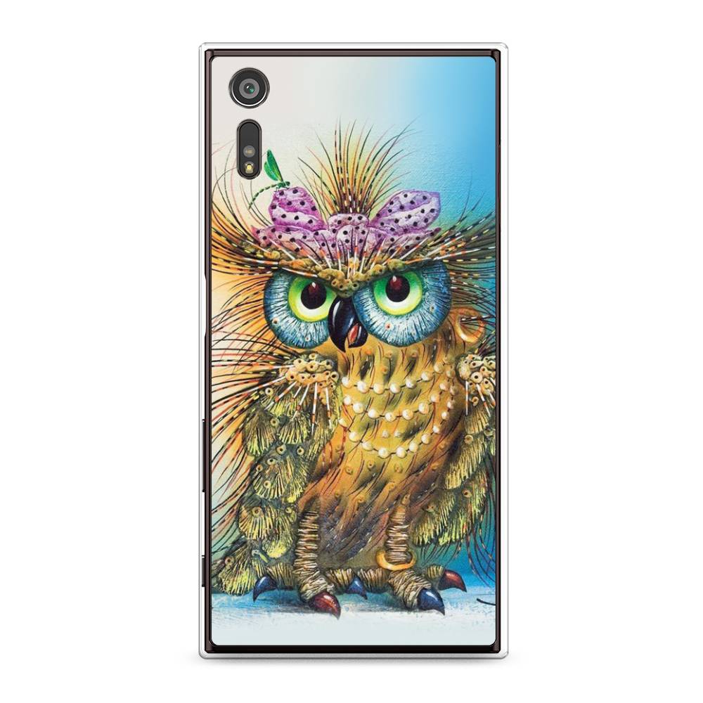 

Чехол для Sony Xperia XZ "Модная сова", Коричневый;голубой, 51450-1