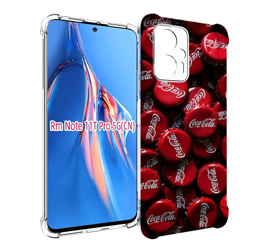 

Чехол MyPads крышки от кокаколы для Xiaomi Redmi Note 11T Pro / 11T Pro Plus / Poco X4 ..., Прозрачный, Tocco