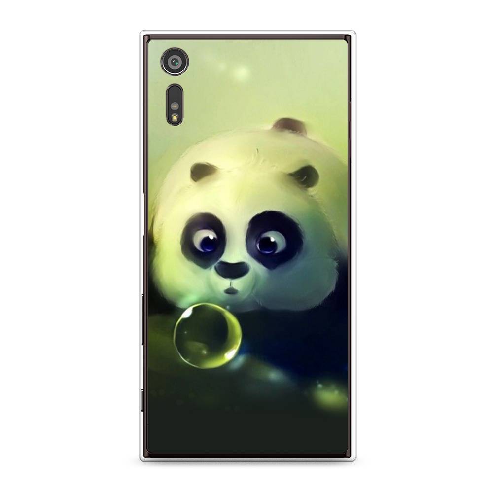 

Чехол на Sony Xperia XZ "Малыш панды", Зеленый;черный;серый, 51450-1