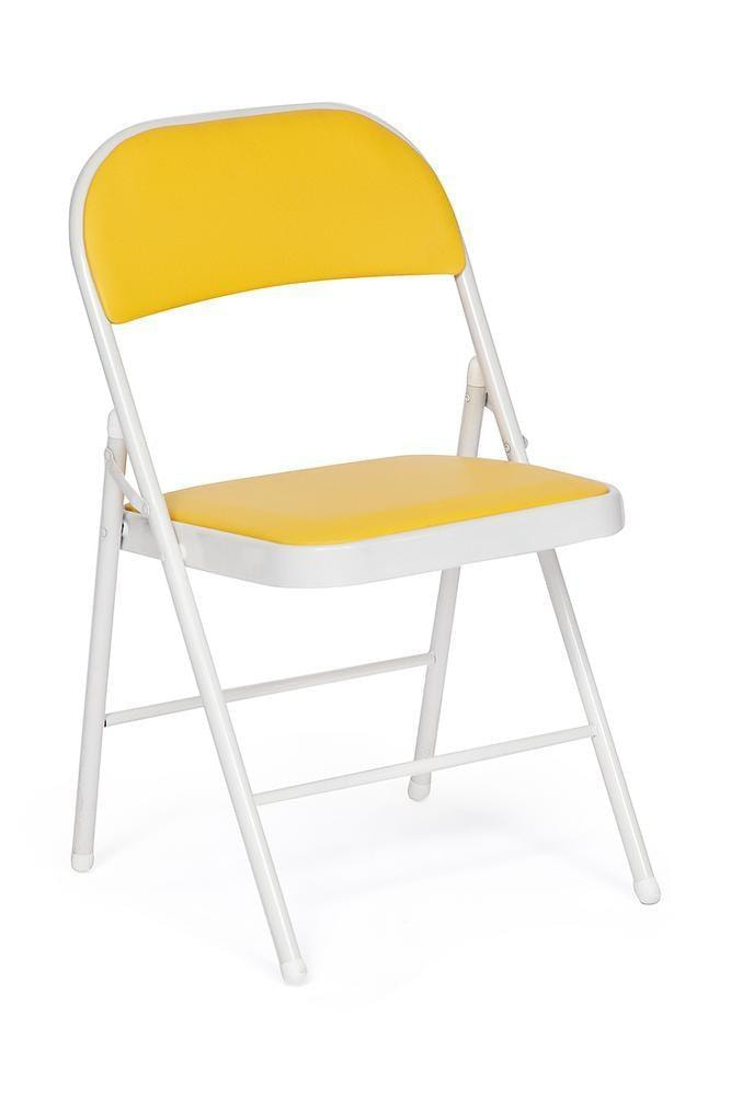 фото Стул складной folder (mod. 032) каркас: металл, сиденье/спинка: экокожа, 41*51*76см, желты tetchair